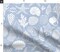 Nautical Seashell Coral Starfish Coastal Seaside Blue White Weathered Distressed Custom Printed Fabric by Spoonflower Various Fabrics by the Yard or Fat Quarter